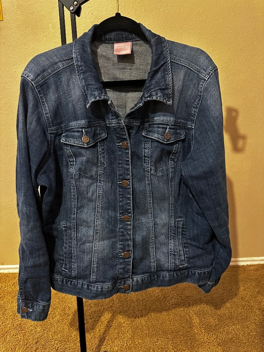 Laurie Felt Denim Jacket, XL